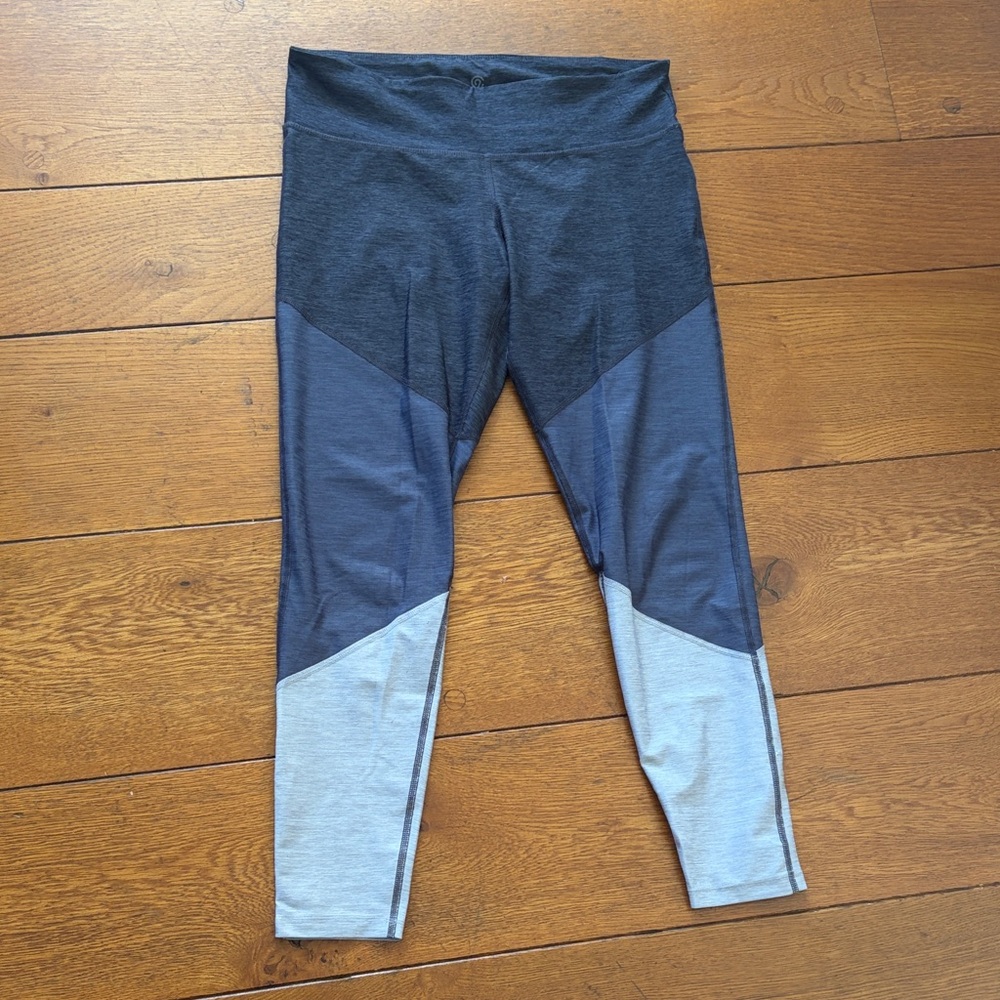 C9 by Champion Women's Colorblock Leggings - Charcoal, Slate, Light Gray